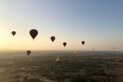 balooning near golden temple