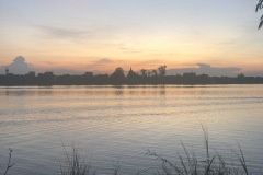 sunset sur le mékong