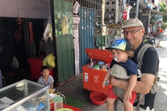Claude et son petit-fils